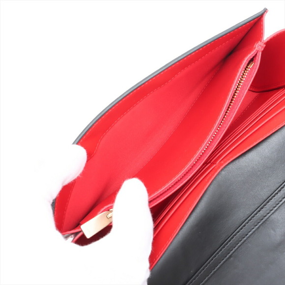 Christian Louboutin Panettone Leather Stud Chain Shoulder Bag Black - Picture 8 of 8